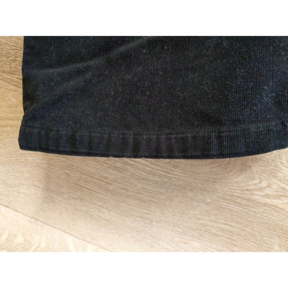 Vintage Calvin Klein Jeans Black Corduroys Size 6 Leather Tag Bootcut - Picture 9 of 11